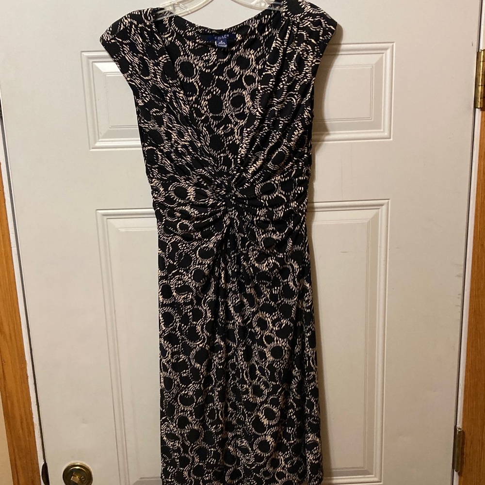 Chaps Elegant Patterned Dress S - image 1